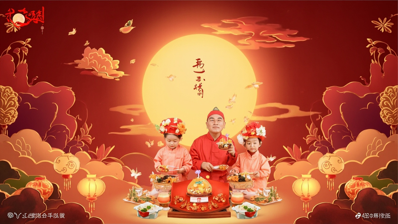 中秋宴席美食展示